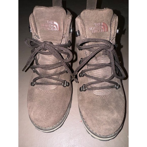 The North Face JR Ballard hydroseal waterproof, brown, hiking boots,‎ youth size - Picture 1 of 8